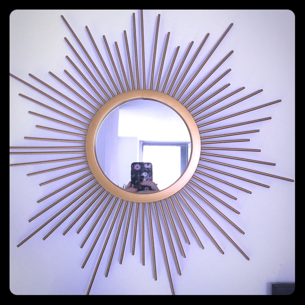 Sunburst Convex Mirror
